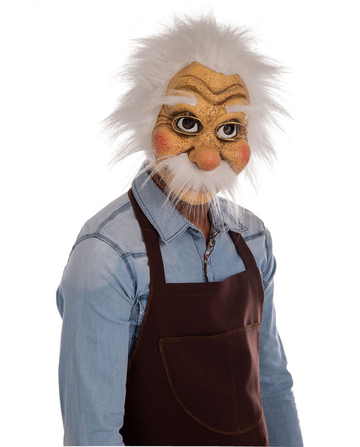 Geppetto latex mask to impersonate the famous carpenter, a
