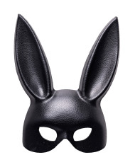 Masque dur lapin, en éco-cuir, sur papier cartonné