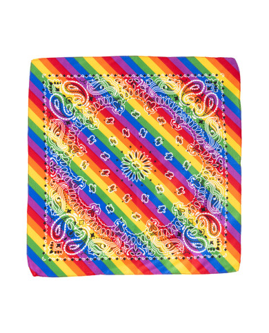 Bandana in tessuto cm. 55x55 ca. in busta con cavallotto