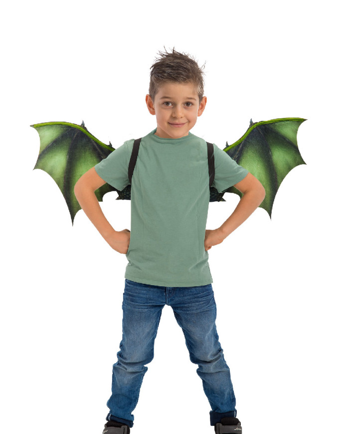 Child dragon wings h. cm.75x75 in bag with header
