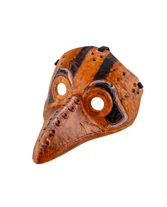 Ensemble déguisement corbeau horreur (masque en plastique et cape avec capuche), sur papier cartonné