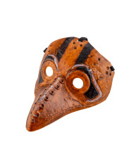 Set corvo horror (maschera in plastica e mantellina con cappuccio) su cartoncino