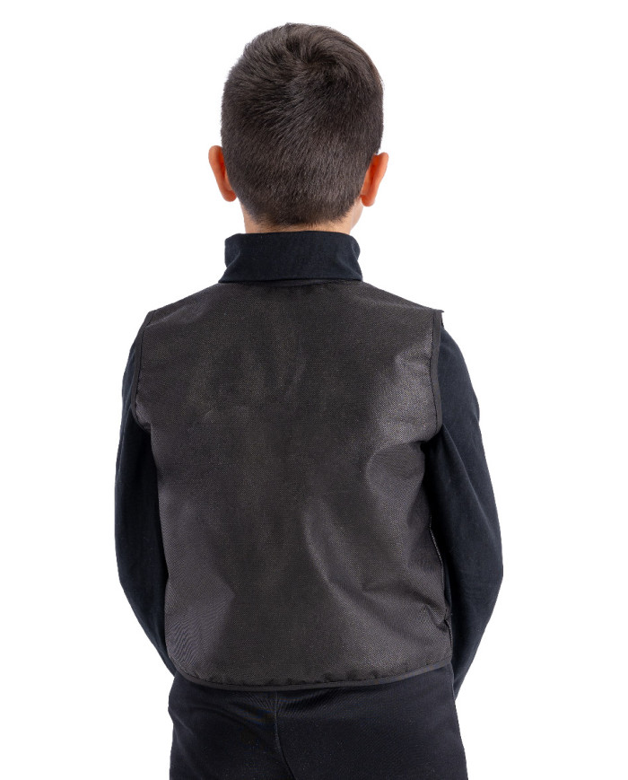 Ensemble déguisement swat (veste, pistolet, talkie-walkie, matraque, menottes), dans un sachet avec étiquette ferme-sachet